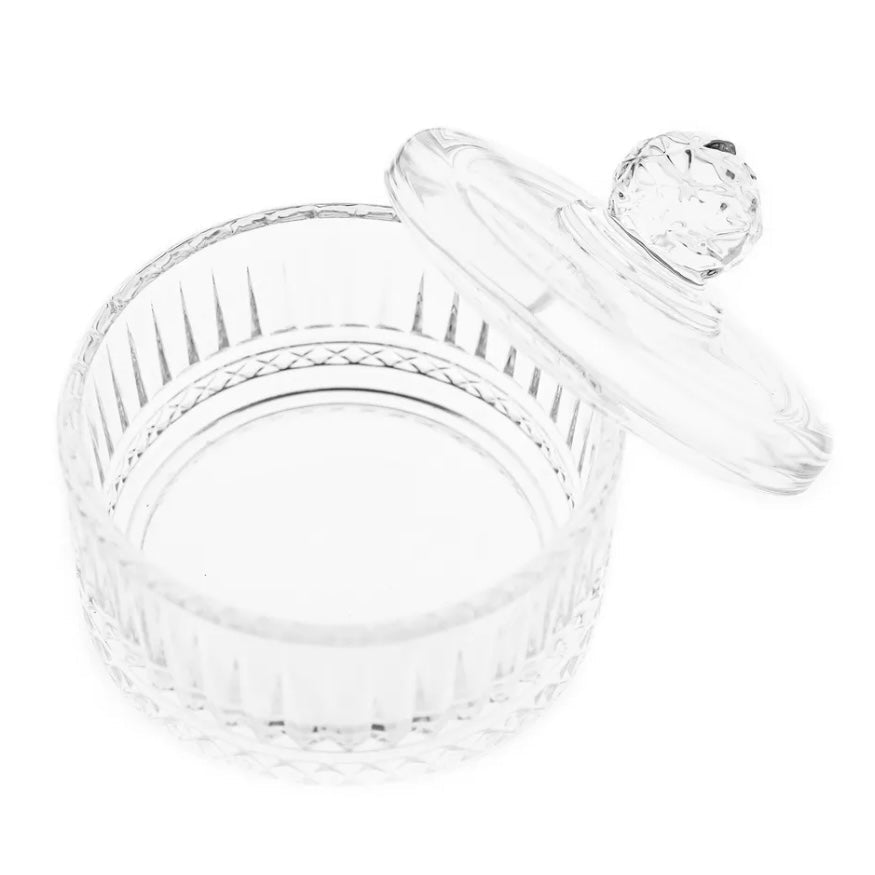 Almina Elisa Glasskålesæt m/låg 4 dele 10x20 cm - Løven Home