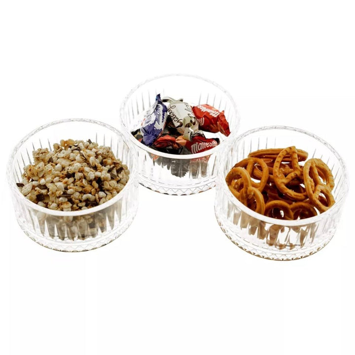 Almina Elisa Glasskålesæt m/låg 4 dele 10x20 cm - Løven Home