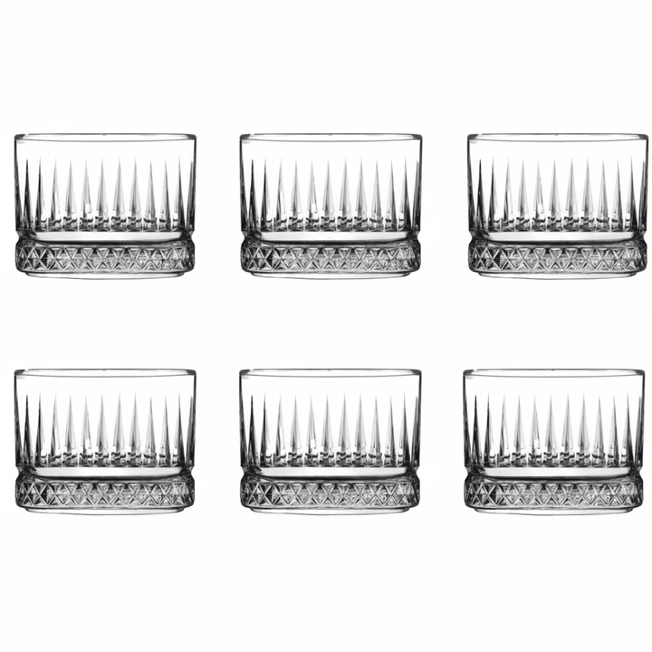 Almina Eternal Kvadratisk Glasskålesæt 6 stk. 260 ML - Løven Home