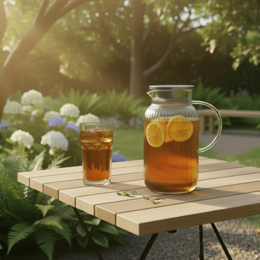 Almina Freya Drypfri Glaskaraffel m/Låg 1800 ml - Løven Home