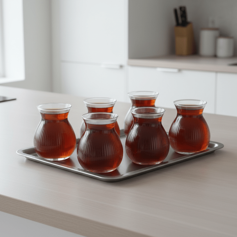 Almina Freya Elegante Teglassæt 6 Stk. - 220 ml - Løven Home