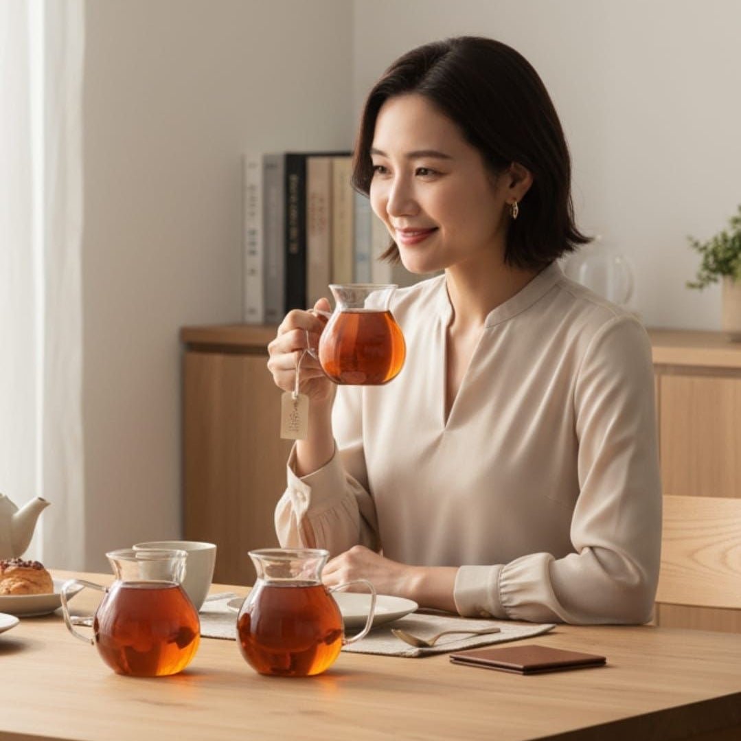 Almina Freya La Manila Teglassæt - 6 stk, 250 ml - Løven Home