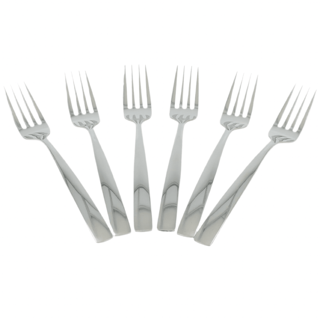 Almina Gaffelsæt 6 stk. - Blank Sølv - Løven Home