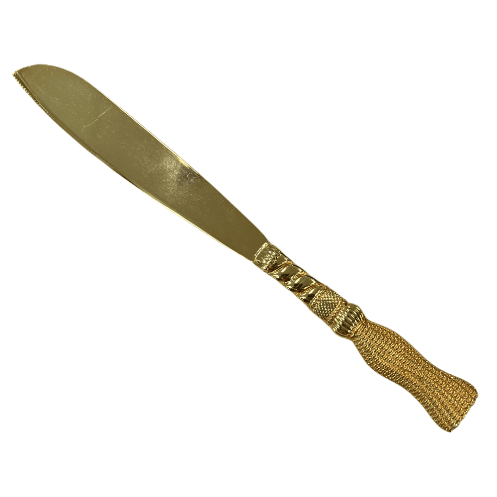 Almina Kagekniv og - Spadesæt Guld - Løven Home