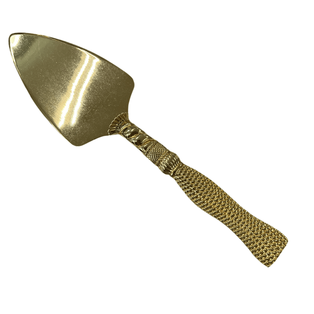 Almina Kagekniv og - Spadesæt Guld - Løven Home