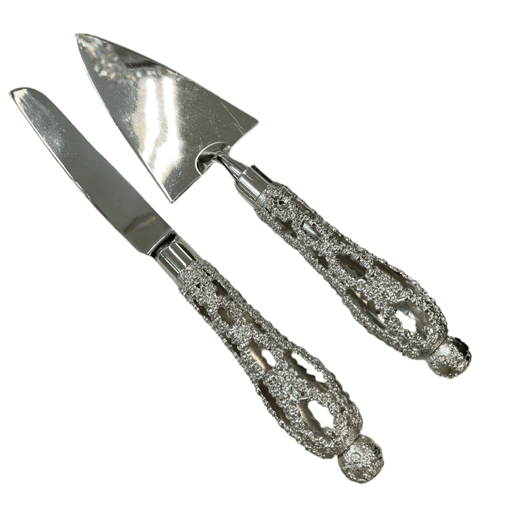 Almina Kagekniv og - Spadesæt Sølv - Løven Home