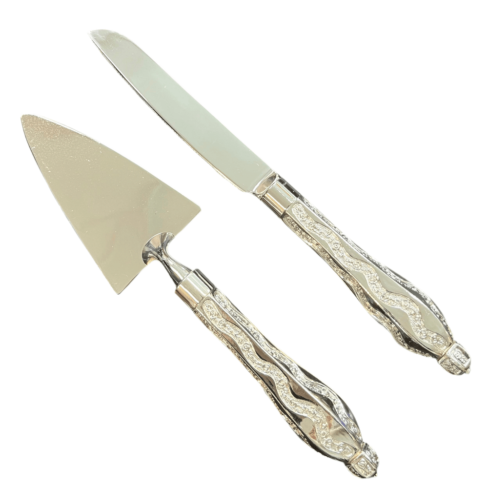 Almina Kagekniv og - Spadesæt Sølv - Løven Home