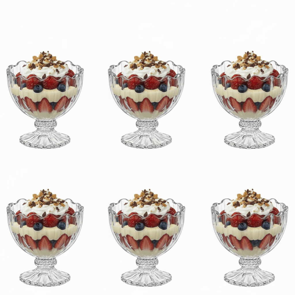 Almina La Fiore Grande Dessertskåle 6 stk. - 230 ml - Løven Home