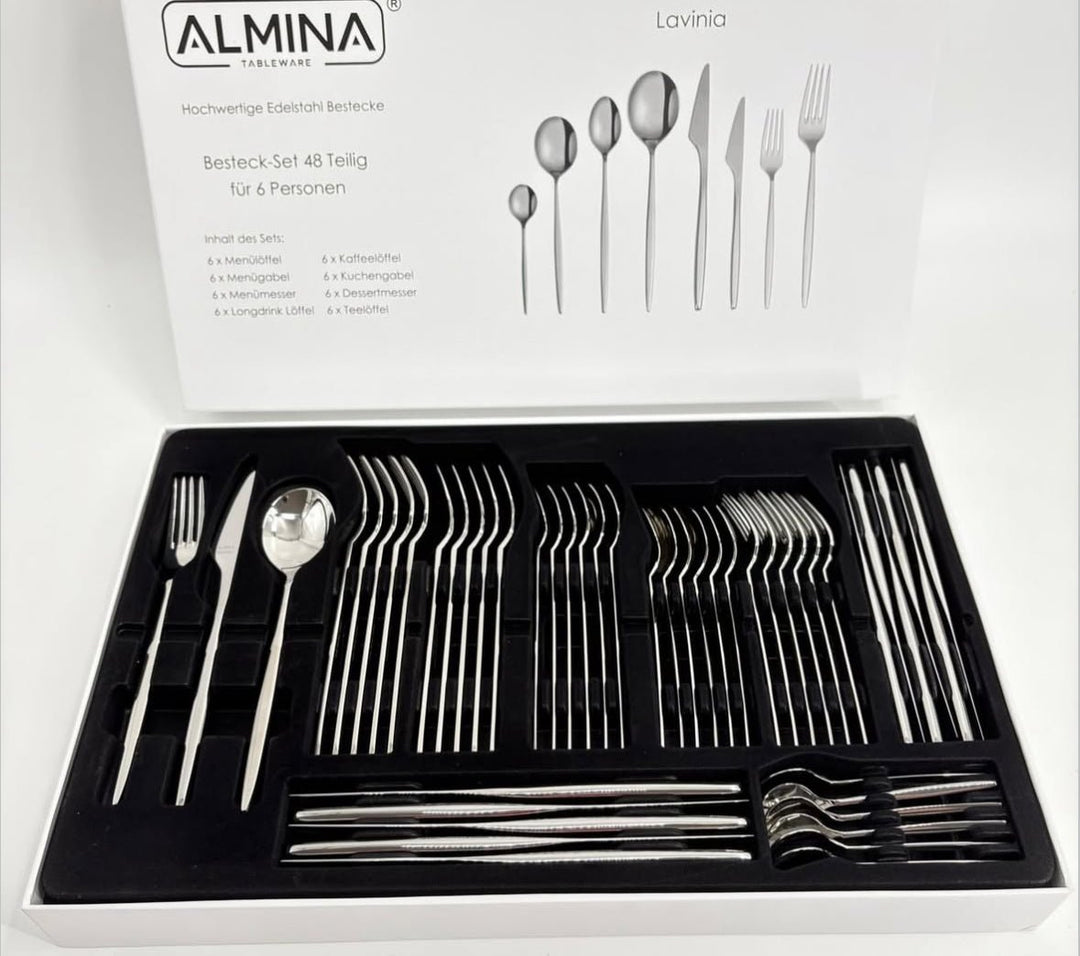 Almina Lavinia Bestiksæt 48 dele - 6 personer - Løven Home
