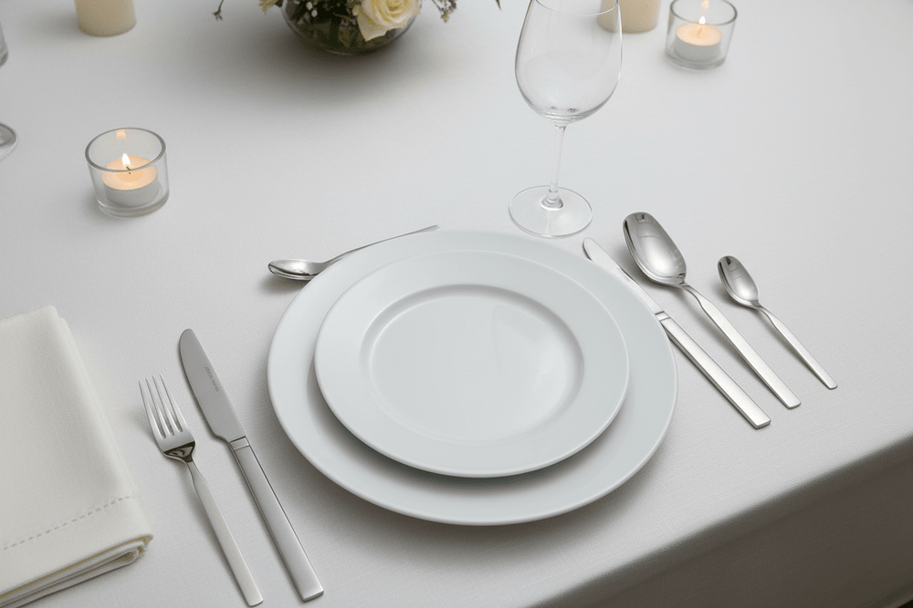 Almina - Lilly Bestiksæt - Rustfrit stål | 36 dele | 6 personer | Blank/mat sølvfinish - Løven Home