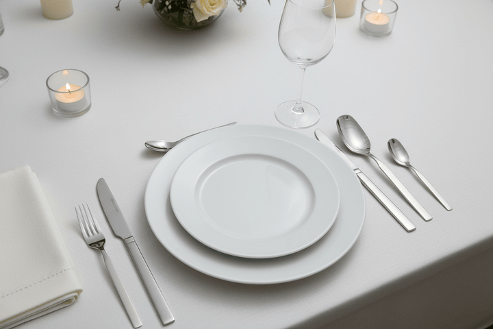 Almina - Lilly Bestiksæt - Rustfrit stål | 36 dele | 6 personer | Blank/mat sølvfinish - Løven Home
