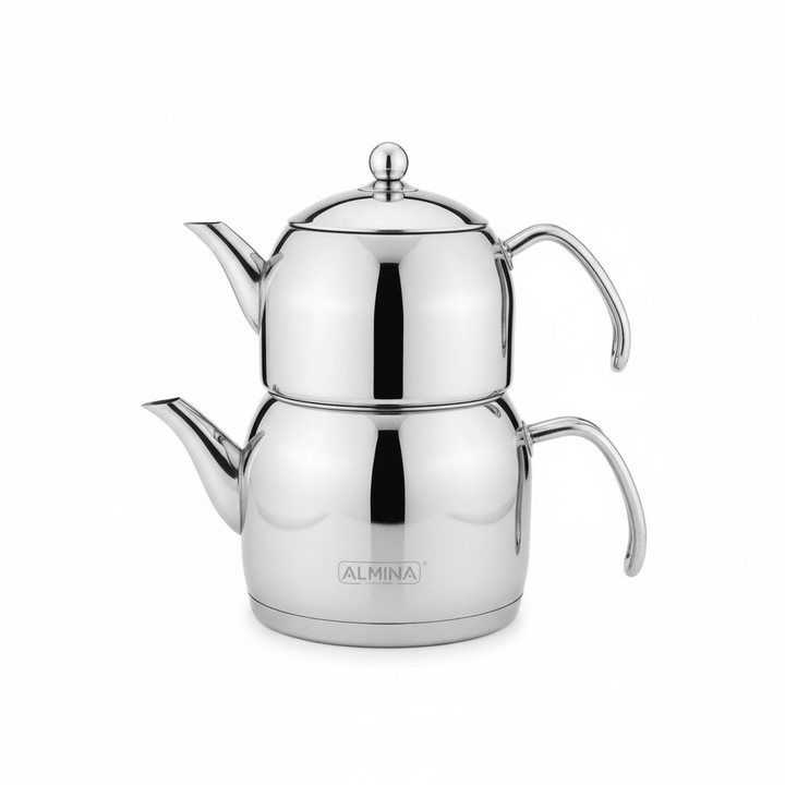 Almina Liya Large Tekandesæt 1,5 Liter / 3 Liter - Rustfrit stål - Induktion - Løven Home