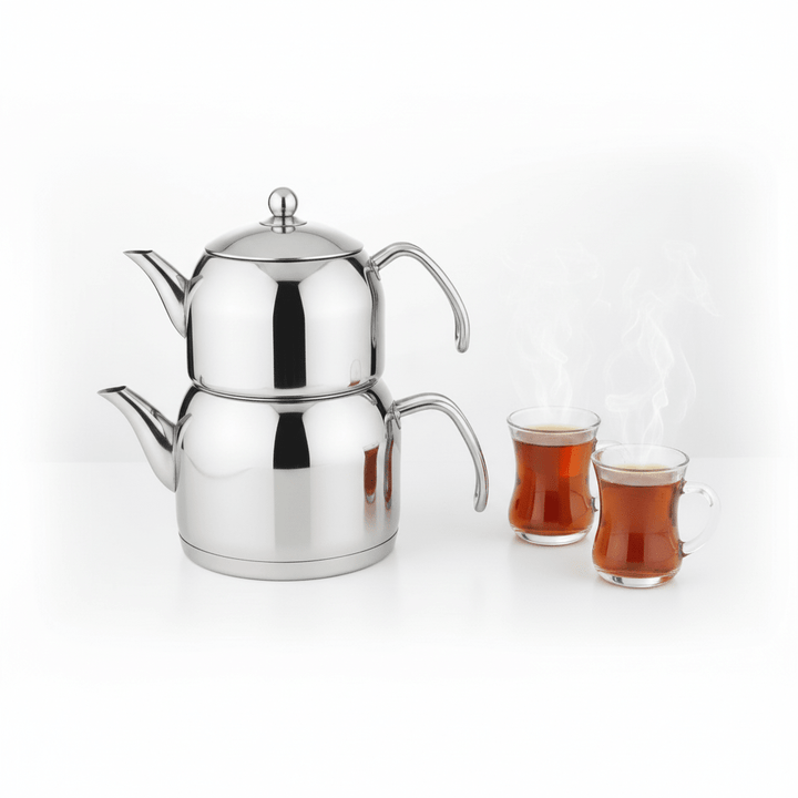 Almina Liya Medium Tekandesæt 1 Liter / 2 Liter - Rustfrit stål - Induktion - Løven Home