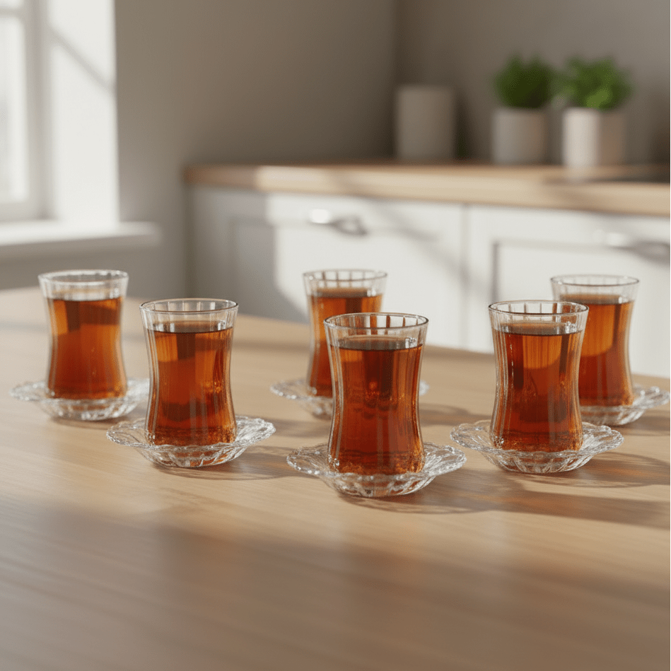 Almina Luana El Gusto Teglassæt - 12 Dele - Løven Home