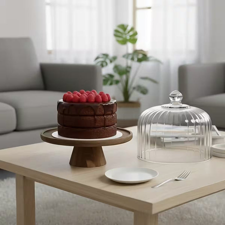 Almina Luana La Torta Grande – Eksklusiv Lagkageopsats med Glaskuppel - Løven Home