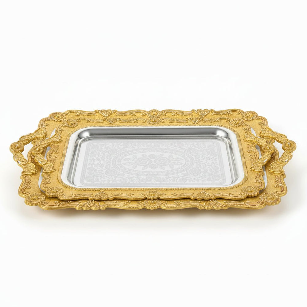 Almina Metalbakkesæt 2 stk. Guld/Sølv | Flere Varianter - Løven Home