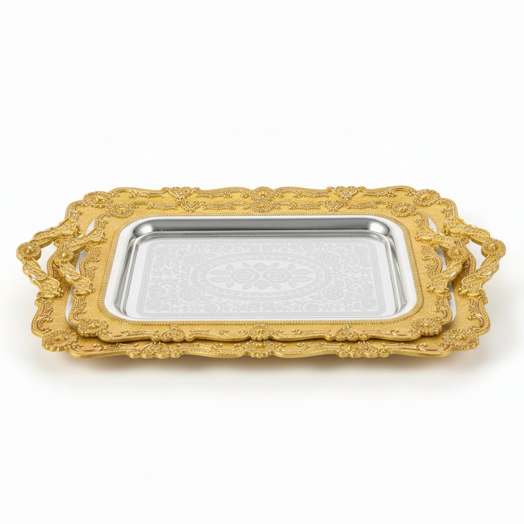 Almina Metalbakkesæt 2 stk. Guld/Sølv | Flere Varianter - Løven Home