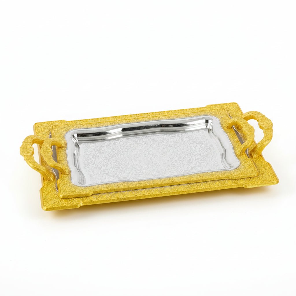 Almina Metalbakkesæt 2 stk. Guld/Sølv | Flere Varianter - Løven Home