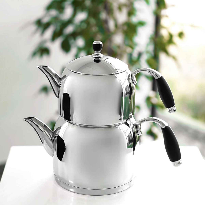 Almina Mona Large Tekandesæt 1,5L / 3L – 18/10 Rustfrit Stål | Induktion - Løven Home