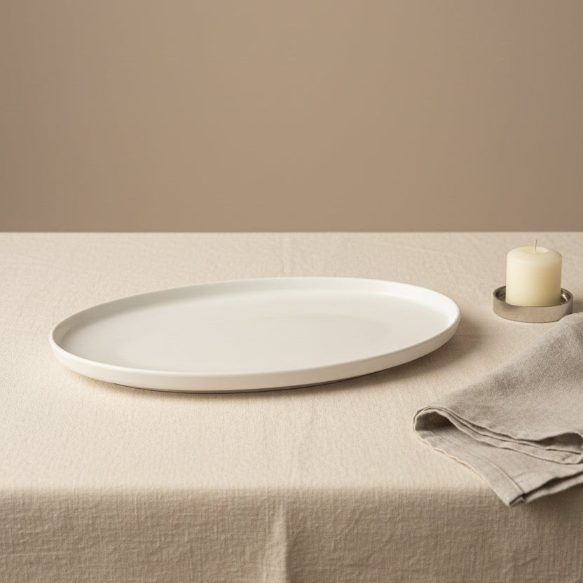 Almina Mondo - Hvid Middagstel - 6 personer 27 dele - Løven Home