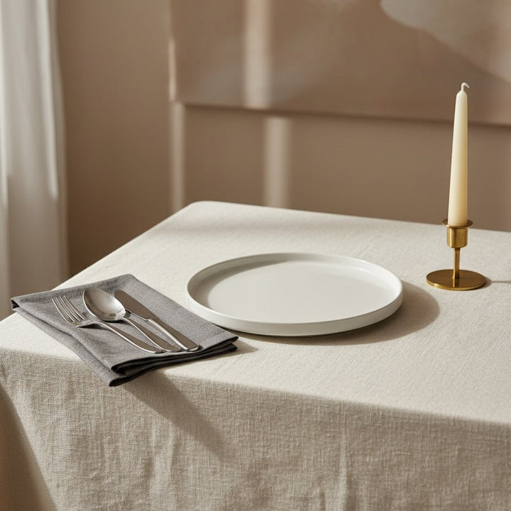 Almina Mondo - Hvid Middagstel - 6 personer 27 dele - Løven Home