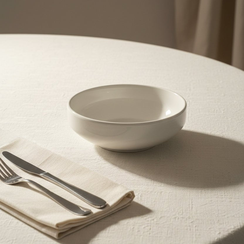 Almina Mondo - Hvid Middagstel - 6 personer 27 dele - Løven Home