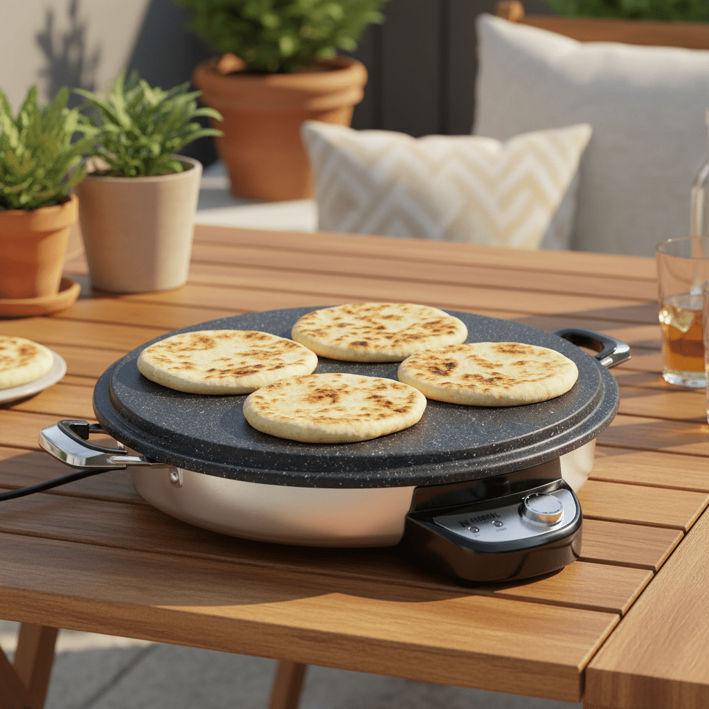 Almina Multifunktionel Elektrisk Brødpande 50 cm - Løven Home