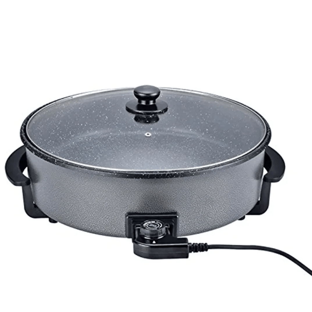 Almina Multifunktionel Elektrisk Pizzapande 42 x 13 cm - Løven Home