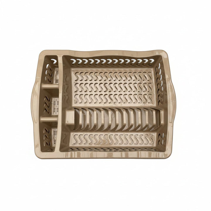 Almina - Opvaskestativ m/opvaskebakke - Grå eller beige | Plast - Løven Home