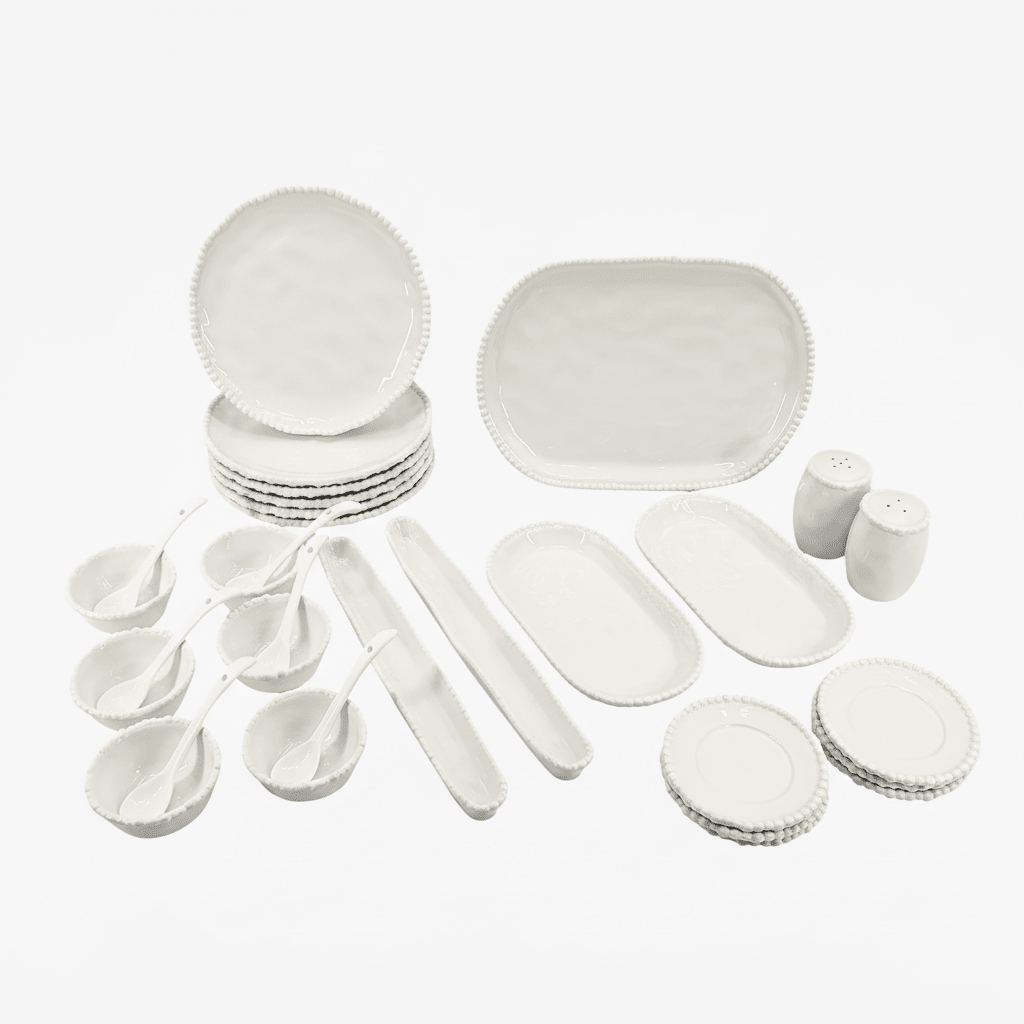 Almina Pearly Morgenmadsstel 31 Dele - 6 Personer - Løven Home