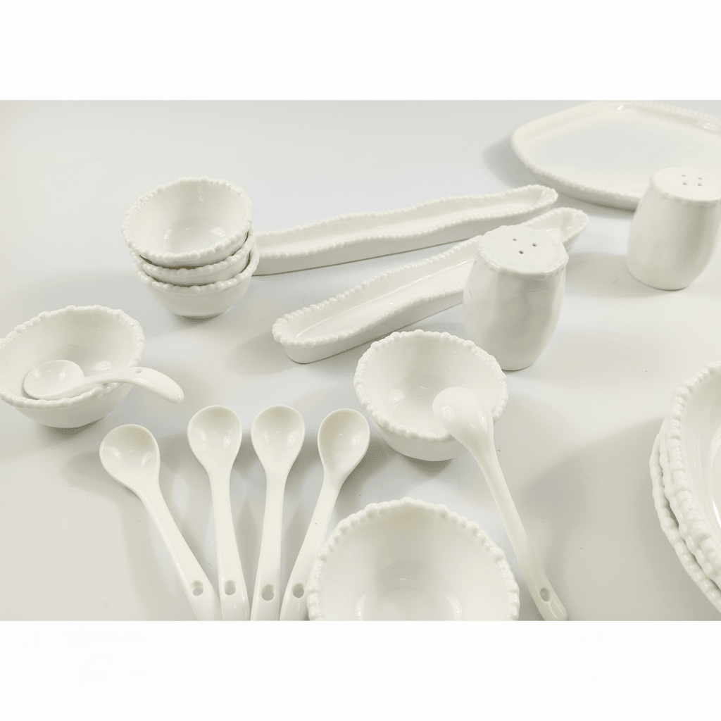 Almina Pearly Morgenmadsstel 31 Dele - 6 Personer - Løven Home