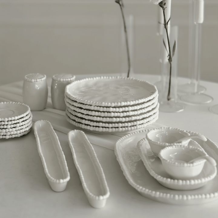 Almina Pearly Morgenmadsstel 31 Dele - 6 Personer - Løven Home