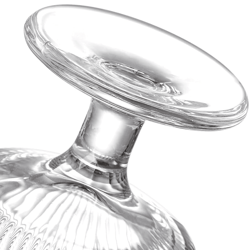 Almina Ribbet Cocktailglas På Fod - 240 ml - 6 stk. - Løven Home