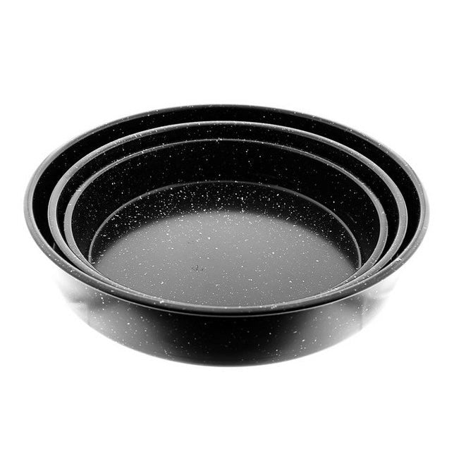 Almina Rund Granit Bradepandesæt 3 stk. 28/32/36 cm - Løven Home