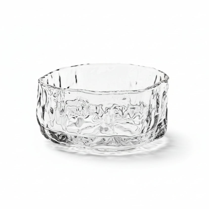 Almina Snow Buccia Dessertskål m/Underkop - Facetsleben Design - 12 Dele - 300 ml - Løven Home