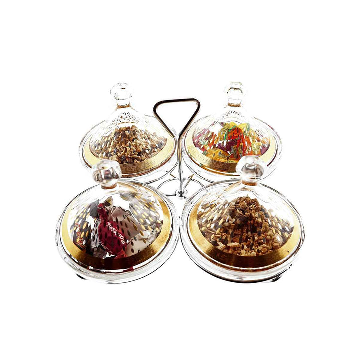 Almina Tajine Snackskålesæt - 9 dele - 2 Mønstre - Løven Home