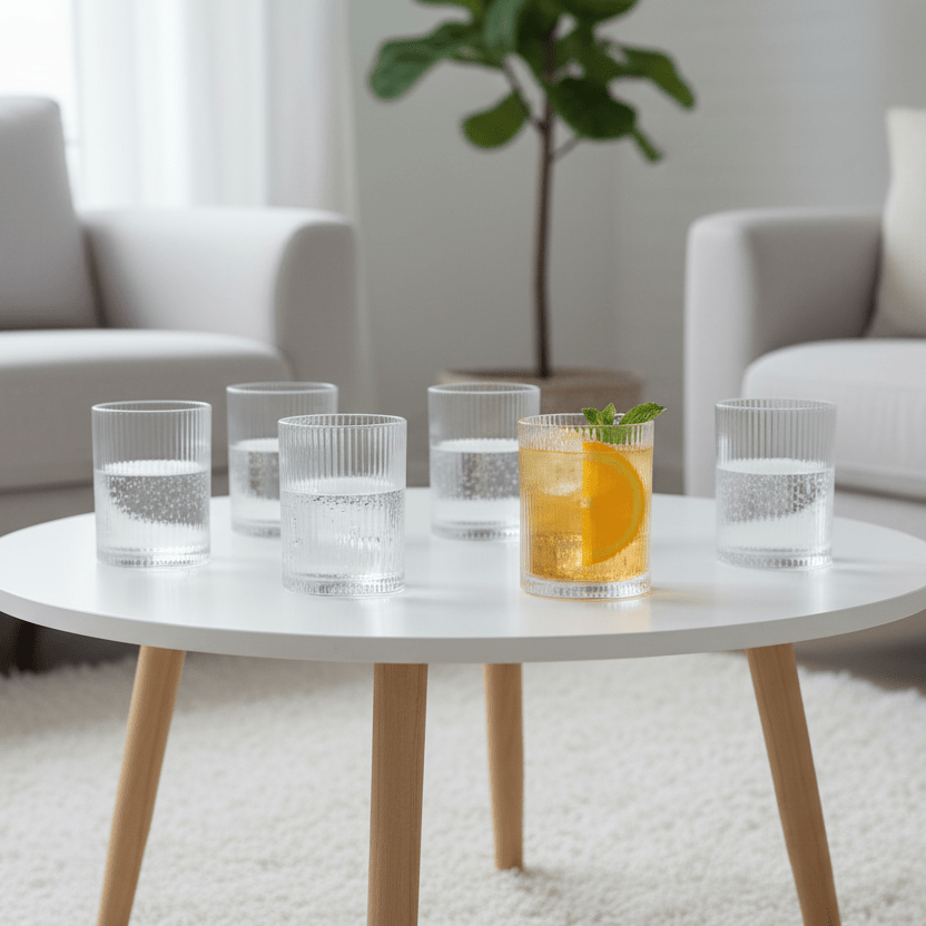 Almina Terra Corta Drikkeglas 6 stk. - 290 ml - Løven Home