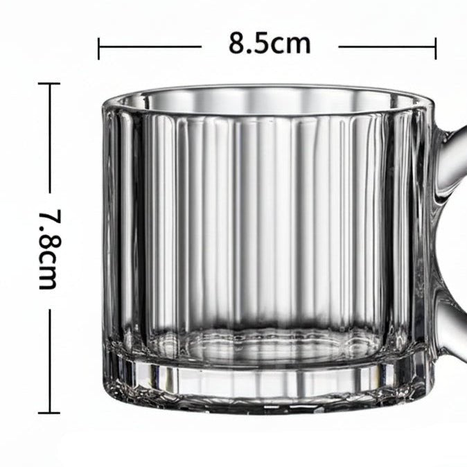 Almina Yujing Boble Glaskrussæt 6 stk. 330 ml. - Grå - Løven Home