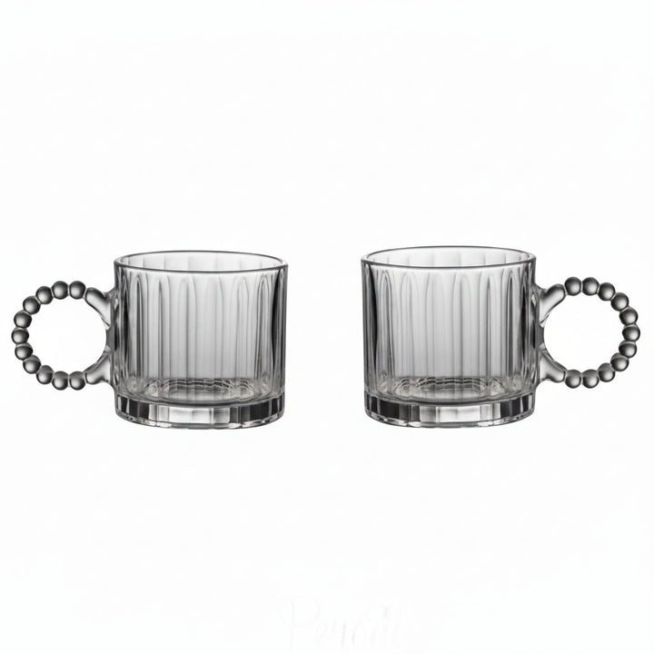 Almina Yujing Boble Glaskrussæt 6 stk. 330 ml. - Grå - Løven Home