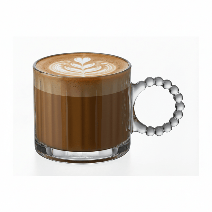 Almina Yujing Boble Glaskrussæt 6 stk. 330 ml. - Grå - Løven Home