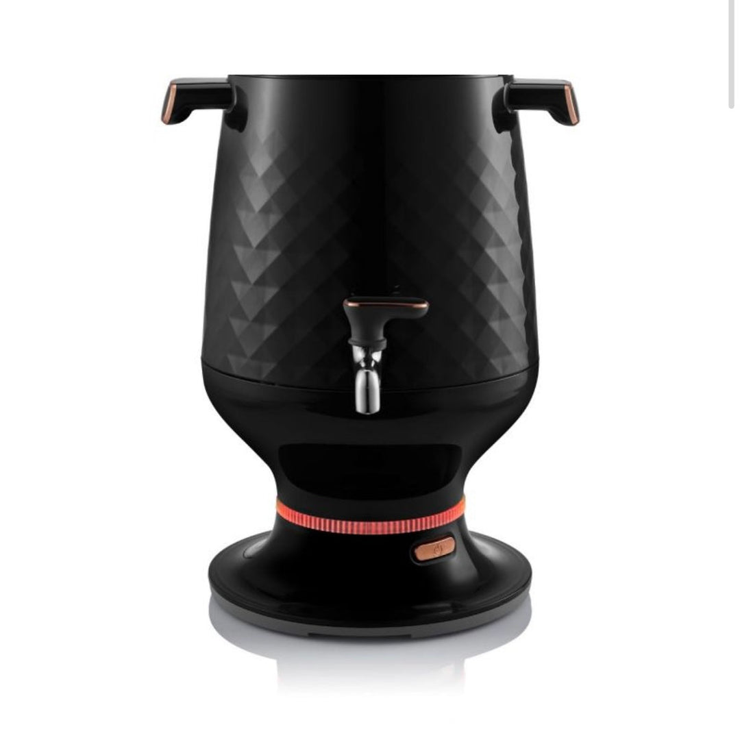Arzum Ehlikeyif Tyrkisk Temaskine (Semaver) 4,7 liter - Sort - Løven Home