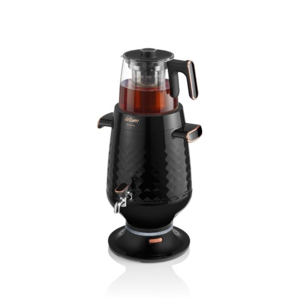 Arzum Ehlikeyif Tyrkisk Temaskine (Semaver) 4,7 liter - Sort - Løven Home