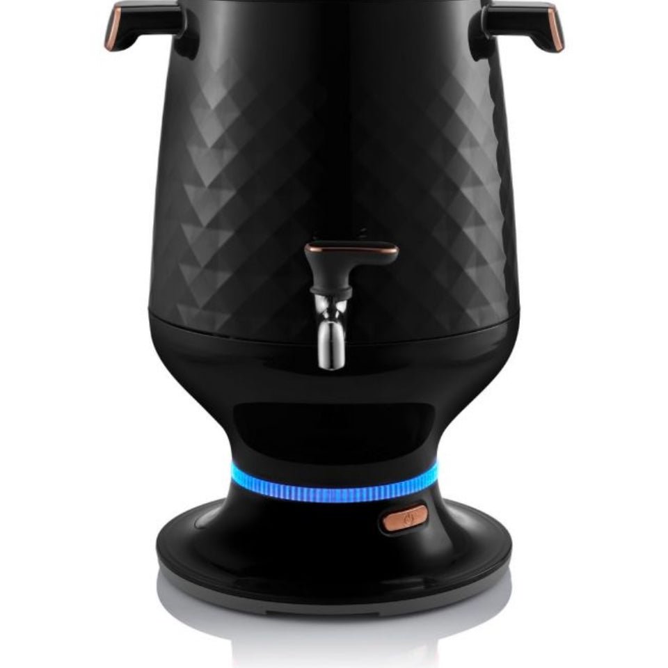 Arzum Ehlikeyif Tyrkisk Temaskine (Semaver) 4,7 liter - Sort - Løven Home