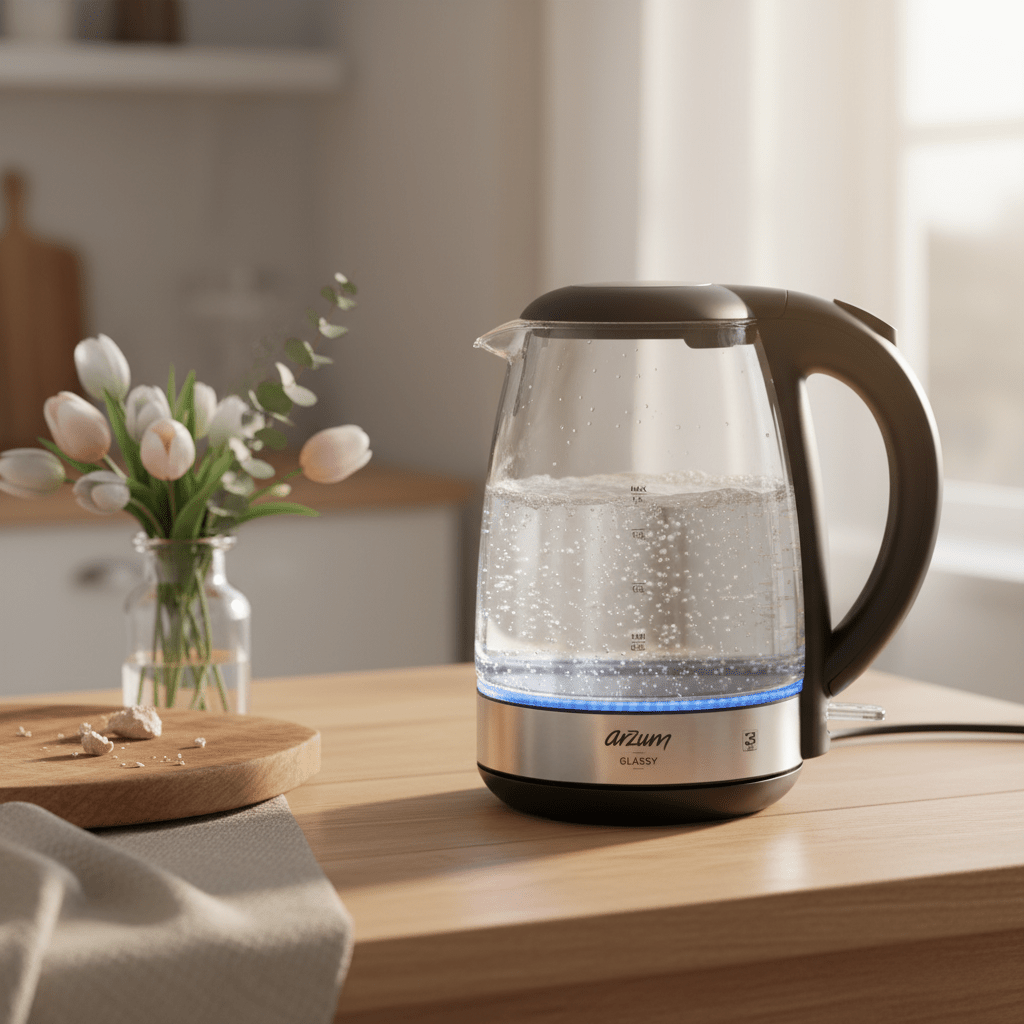 Arzum Glassy Elkedel 1,7 Liter 2200W - Løven Home