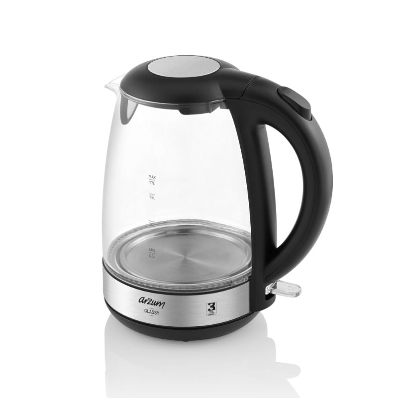 Arzum Glassy Elkedel 1,7 Liter 2200W - Løven Home