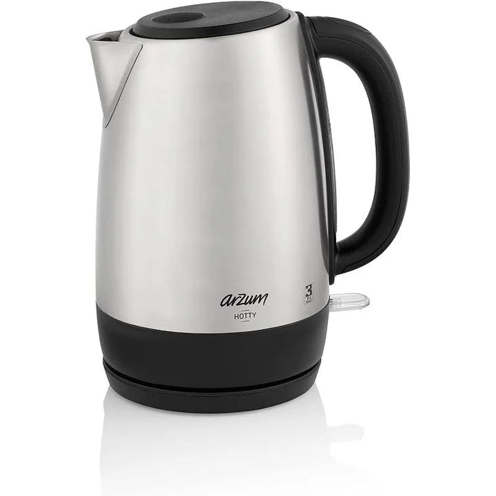 Arzum Hotty Elkedel 2200W – Rustfrit Stål 1,7 L – Sølv - Løven Home