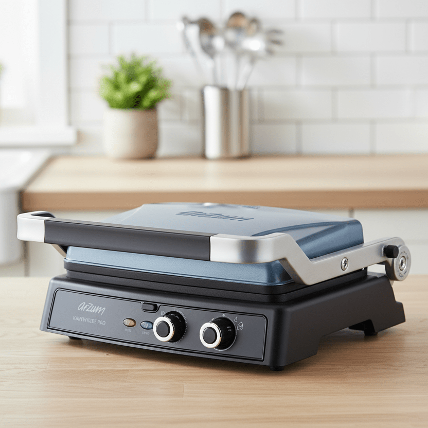 Arzum Kantintost Pro Grill & Sandwich Maskine - Blå - Løven Home