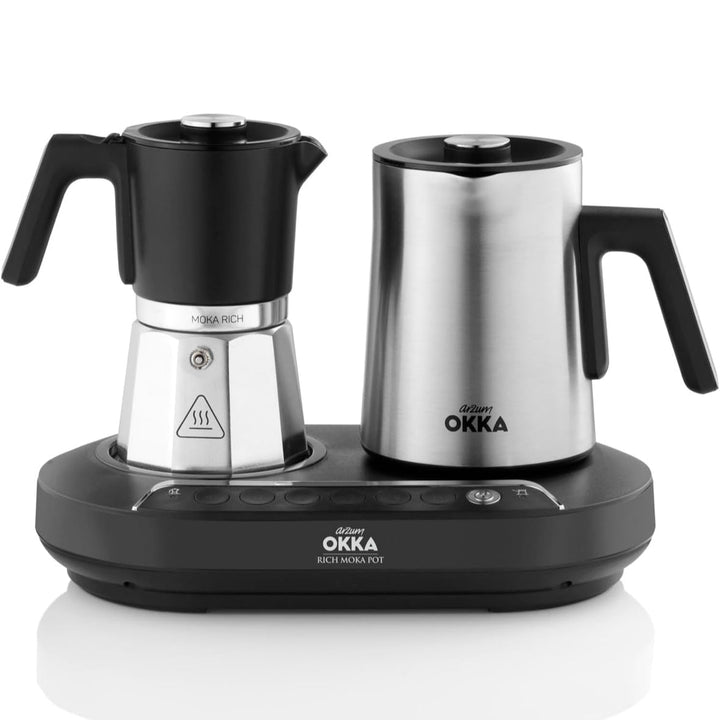 Arzum Okka Rich Spin Pro Automatisk Tyrkisk Kaffemaskine & Varme Drikke Facet - Løven Home