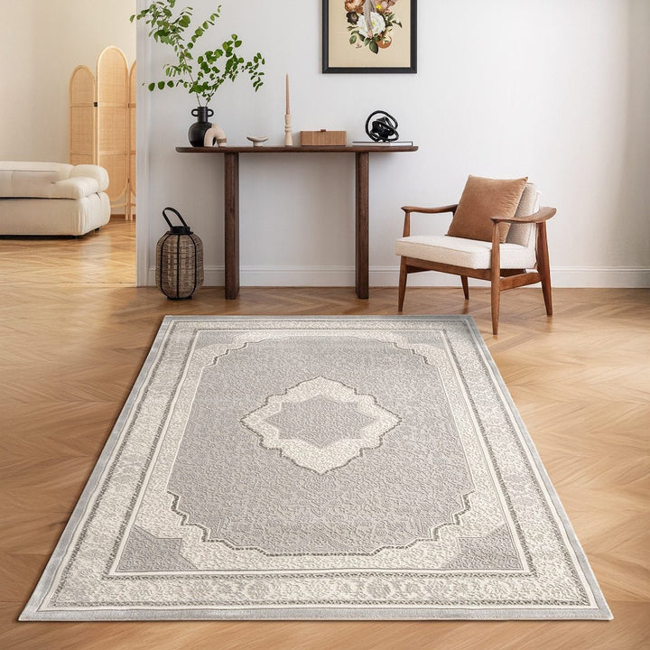 Aura - 149H Cream / Grå - Løven Home