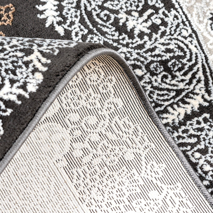 Aura - 9809 Cream/Sort - Løven Home